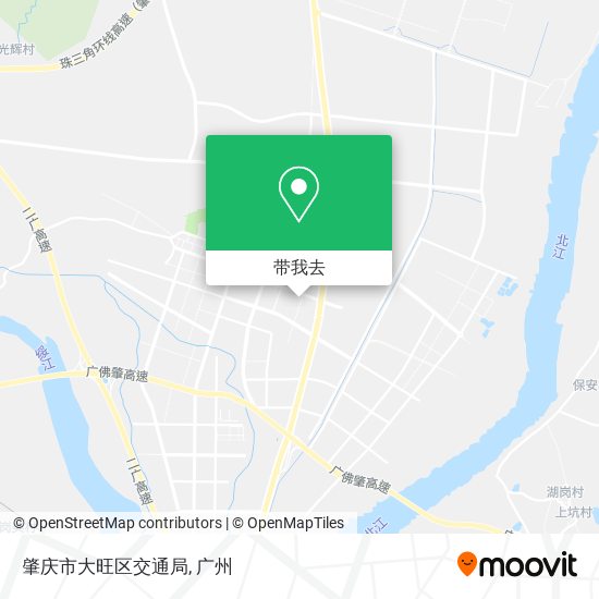 肇庆市大旺区交通局地图