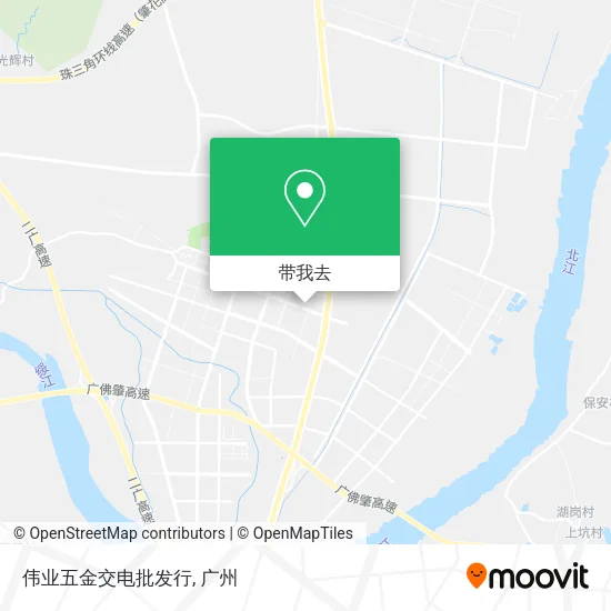 伟业五金交电批发行地图