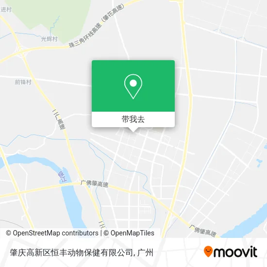 肇庆高新区恒丰动物保健有限公司地图