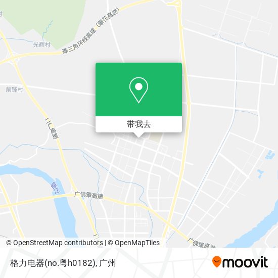格力电器(no.粤h0182)地图