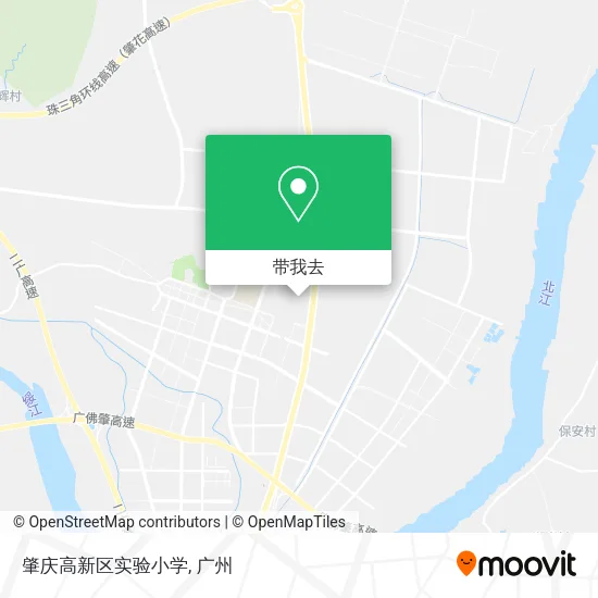 肇庆高新区实验小学地图