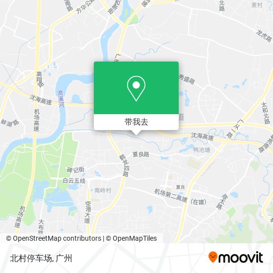 北村停车场地图