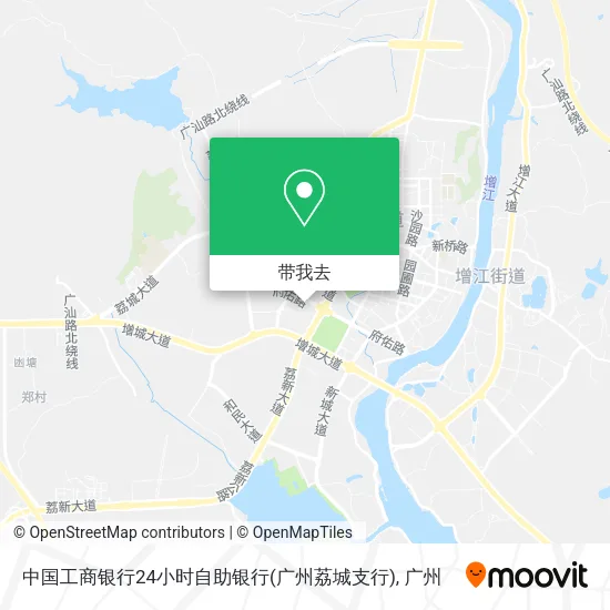 中国工商银行24小时自助银行(广州荔城支行)地图