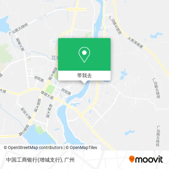 中国工商银行(增城支行)地图