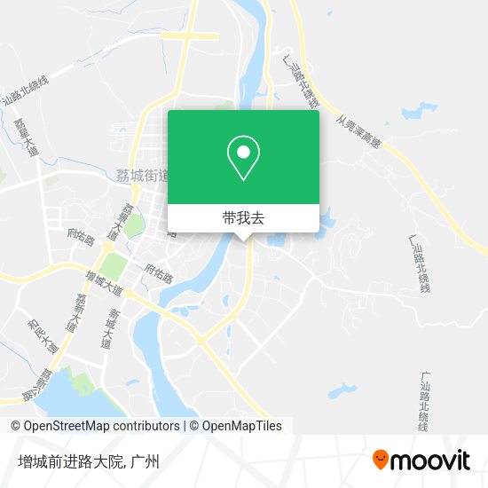 增城前进路大院地图