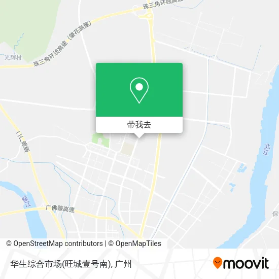 华生综合市场(旺城壹号南)地图