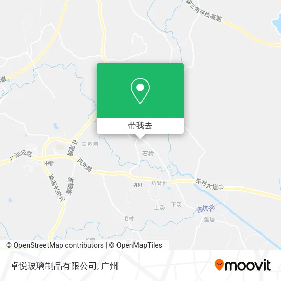 卓悦玻璃制品有限公司地图