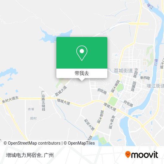 增城电力局宿舍地图