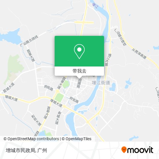 增城市民政局地图