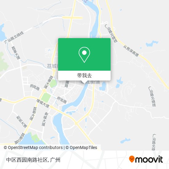中区西园南路社区地图