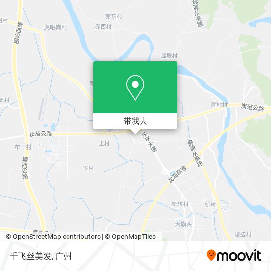 千飞丝美发地图