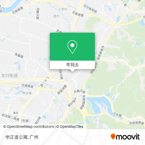 华正道公寓地图