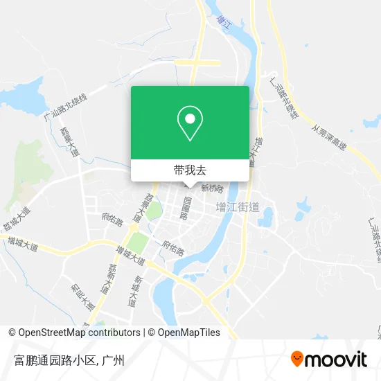 富鹏通园路小区地图