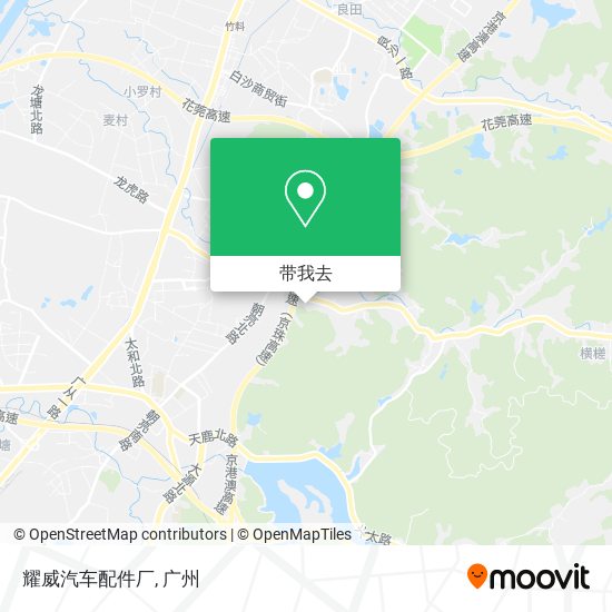 耀威汽车配件厂地图
