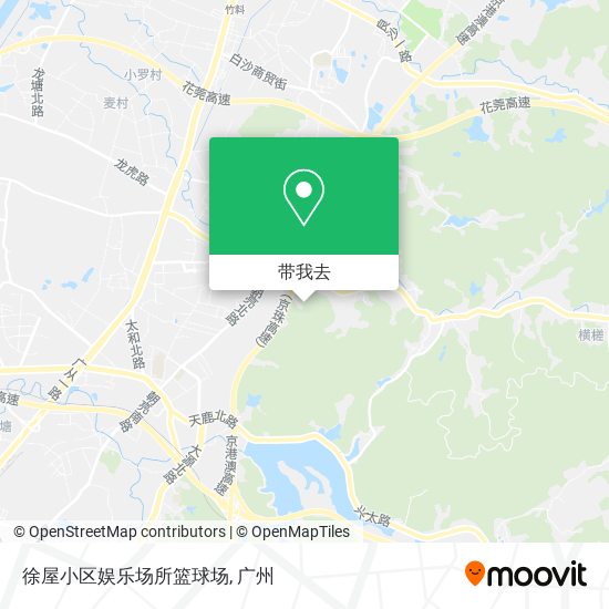 徐屋小区娱乐场所篮球场地图