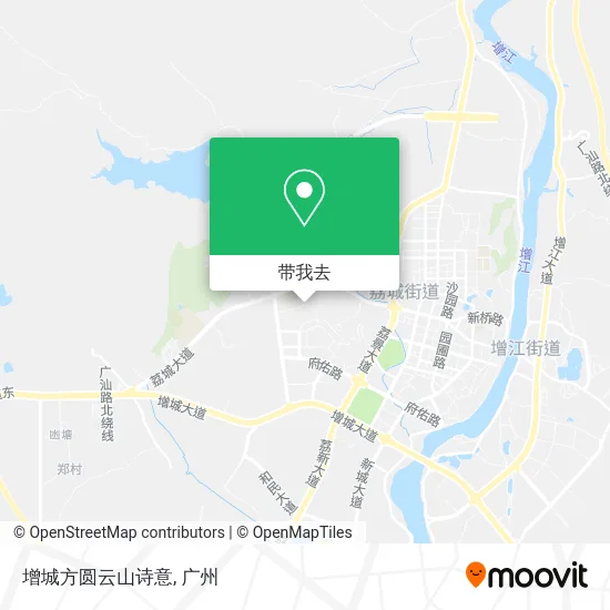 增城方圆云山诗意地图
