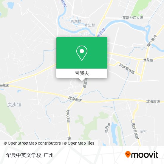 华晨中英文学校地图