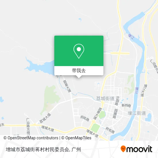 增城市荔城街蒋村村民委员会地图