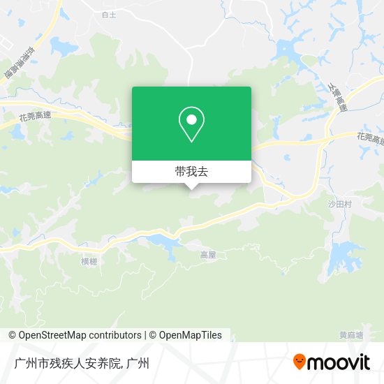 广州市残疾人安养院地图