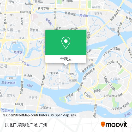 拱北口岸购物广场地图