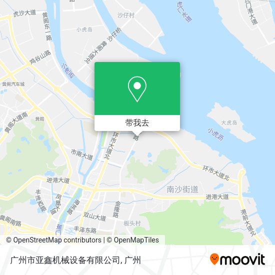 广州市亚鑫机械设备有限公司地图