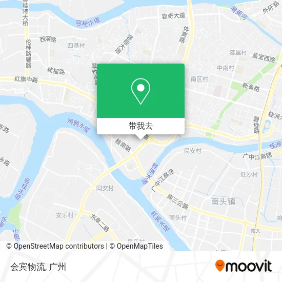 会宾物流地图