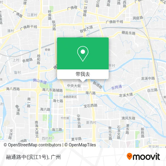 融通路中(滨江1号)地图