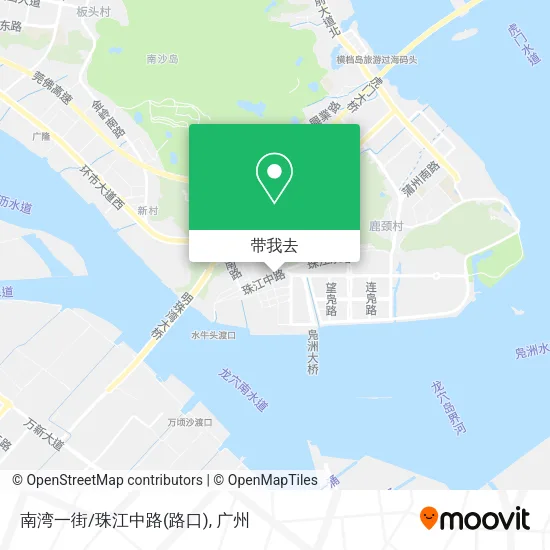 南湾一街/珠江中路(路口)地图