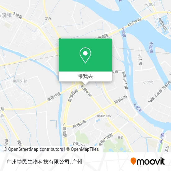 广州博民生物科技有限公司地图