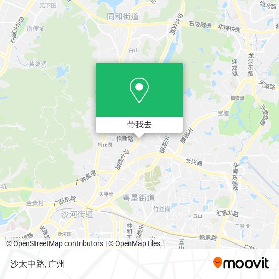 沙太中路地图