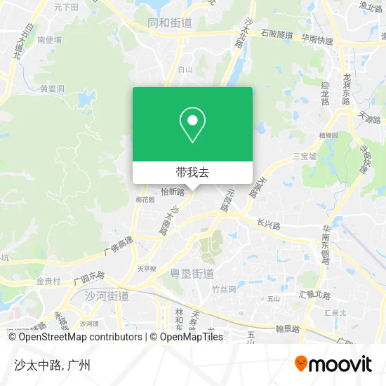 沙太中路地图