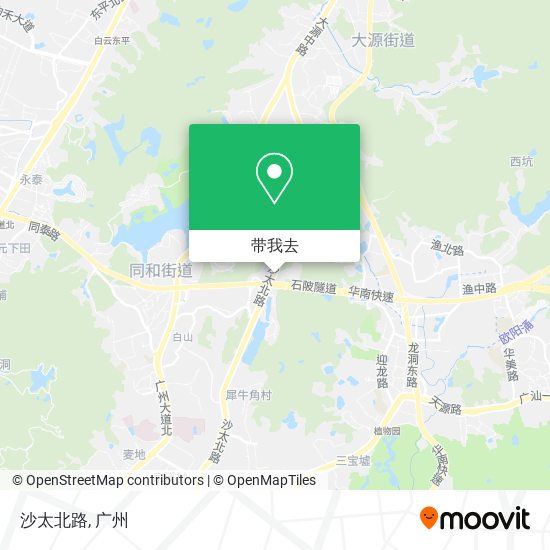 沙太北路地图