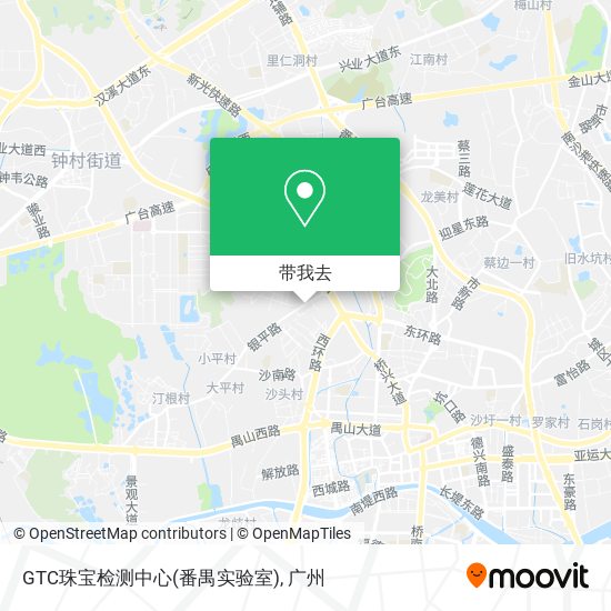 GTC珠宝检测中心(番禺实验室)地图