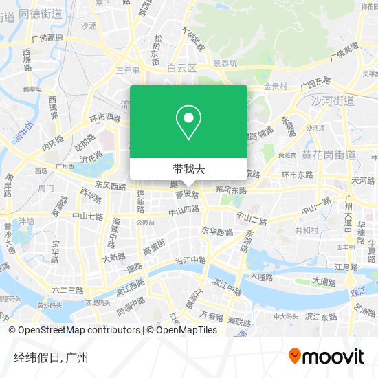 经纬假日地图