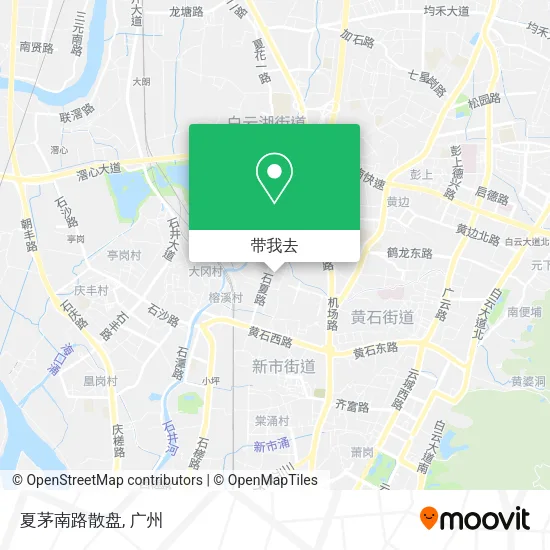 夏茅南路散盘地图