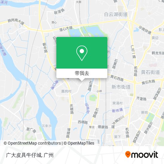 广大皮具牛仔城地图