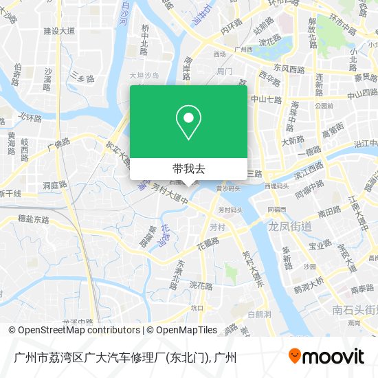 广州市荔湾区广大汽车修理厂(东北门)地图