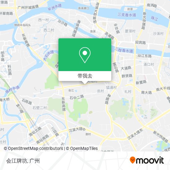 会江牌坊地图