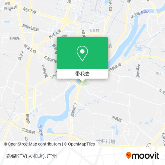 嘉锦KTV(人和店)地图