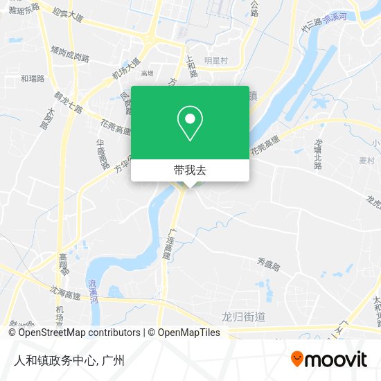 人和镇政务中心地图