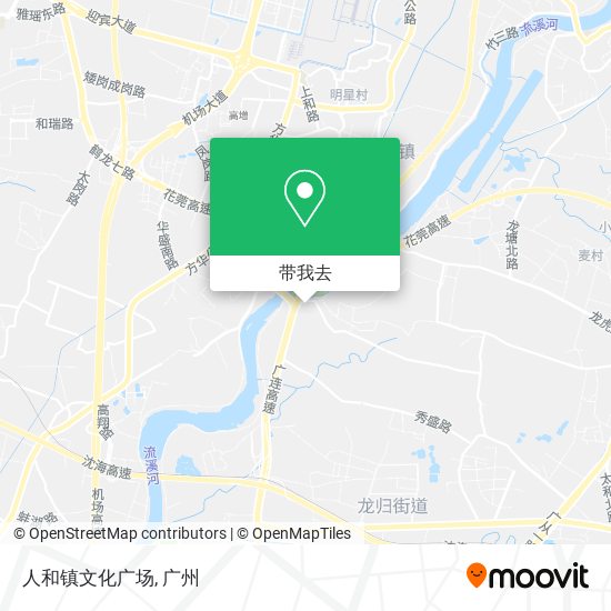 人和镇文化广场地图