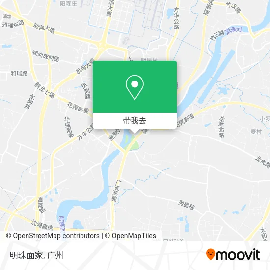明珠面家地图
