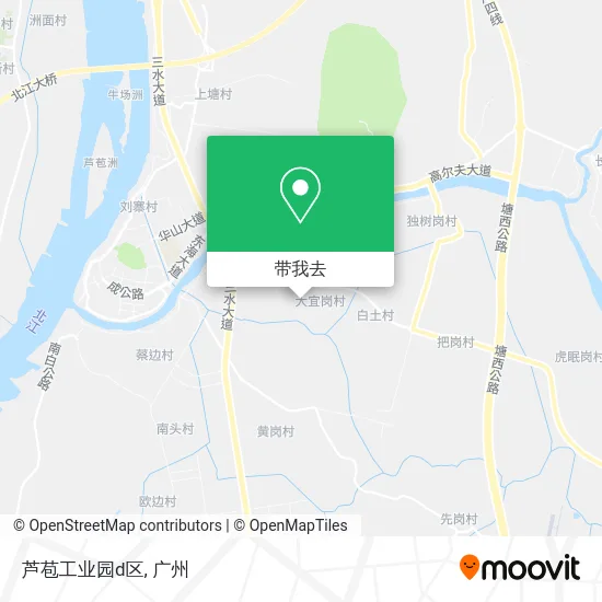 芦苞工业园d区地图