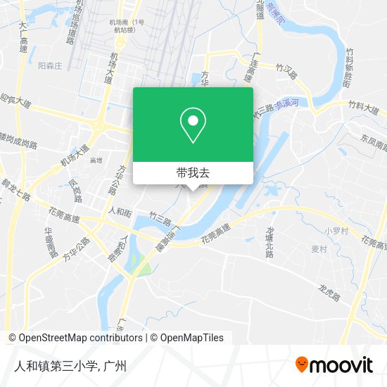 人和镇第三小学地图