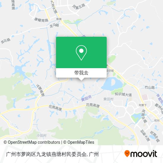 广州市萝岗区九龙镇燕塘村民委员会地图