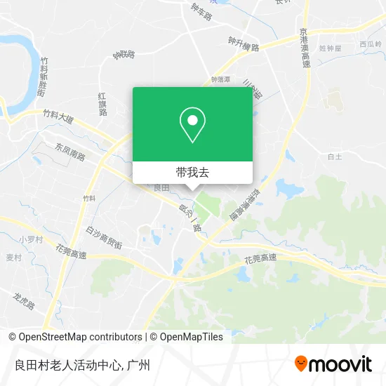 良田村老人活动中心地图