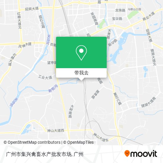 广州市集兴禽畜水产批发市场地图