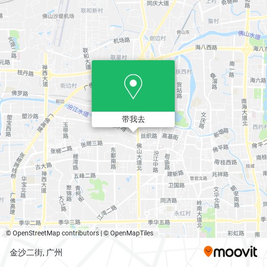 金沙二街地图