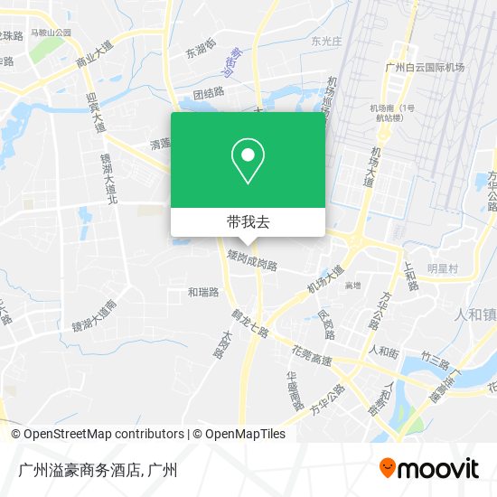 广州溢豪商务酒店地图
