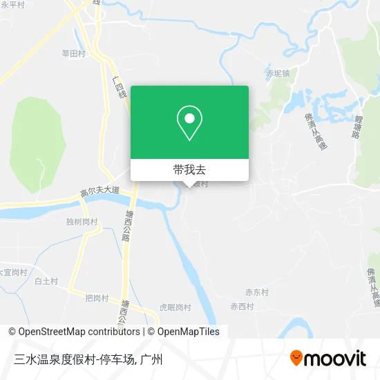 三水温泉度假村-停车场地图